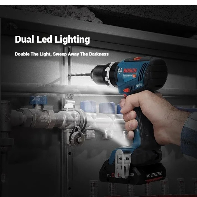 Bosch Drill Gsb 18V - Taladro Inalámbrico Profesional BOSCH GSR 18V-65