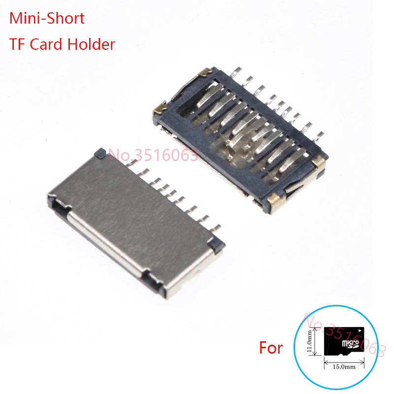 Push Fit Connector - 5/10 Uds Mini-corto ultrafino tarjetero TF