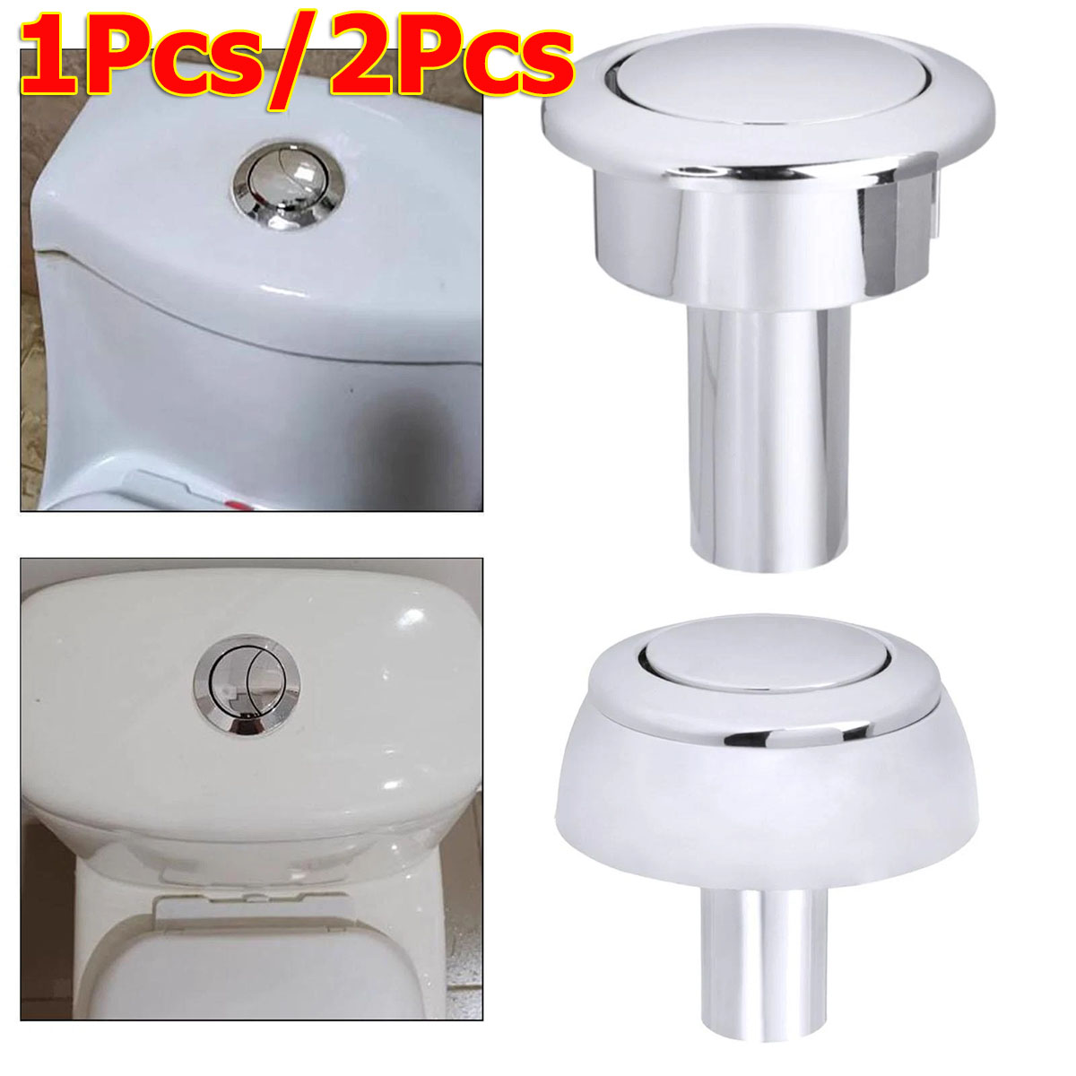 Toilet Fill Valve - 1 o 2 unidades de botón
