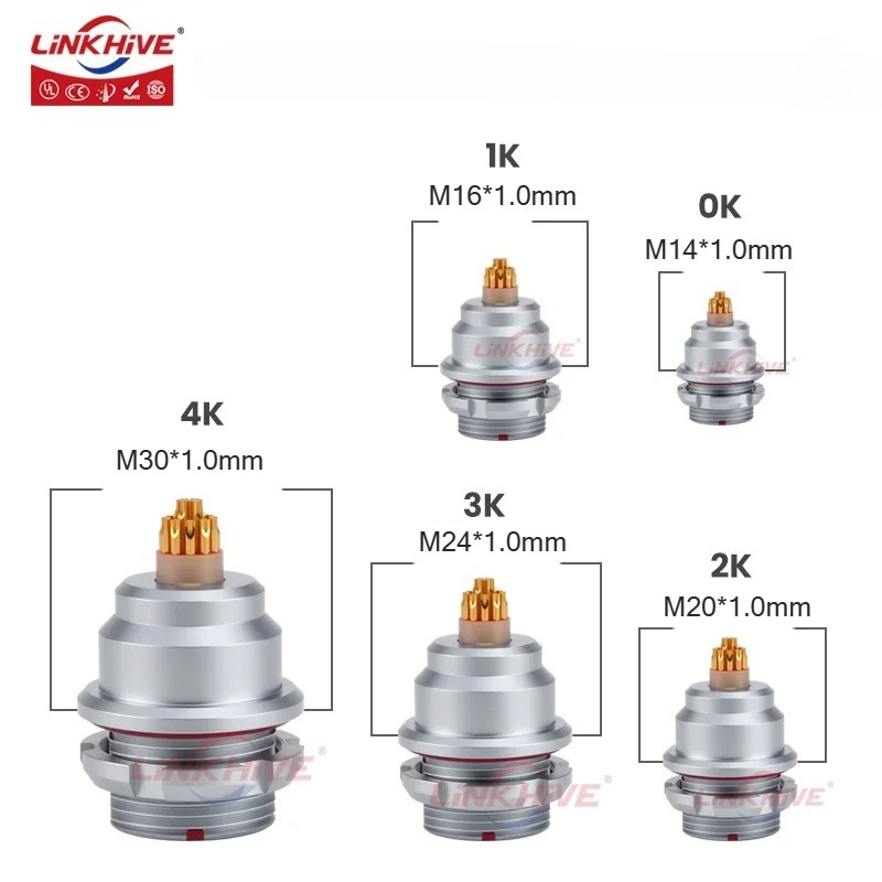 Push Fit Connector - Conector Push Pull Compatible con LEMO