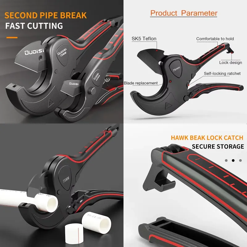 Cortador de Tubos de 42 mm a 7 - Pipe Cutter Ratchet reseña y precio