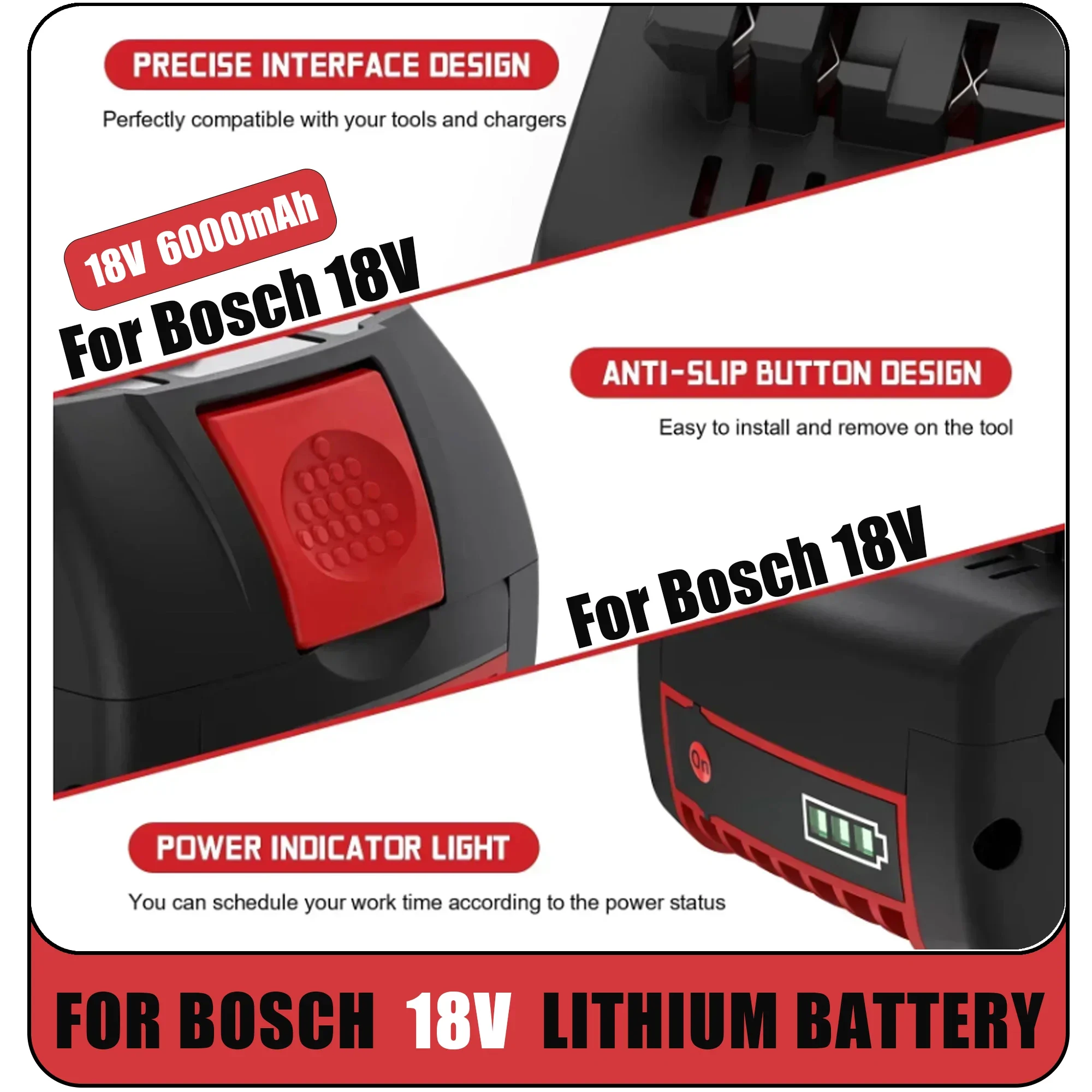 Nueva Batería Mejorada de 18V  - Bosch Drill Gsb 18V reseña y precio